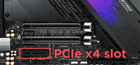 pcie x4 slot motherboard.